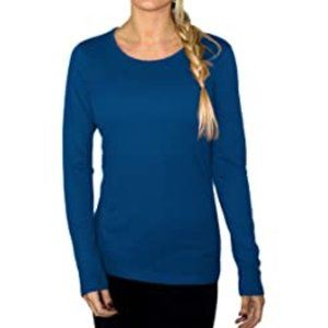 Woolx Hannah Long Sleeve Top (rare Marine Blue!)